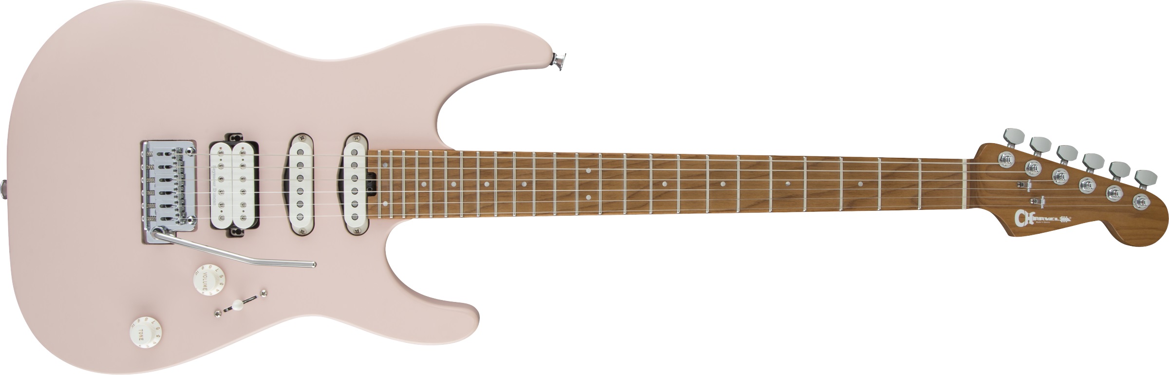 Levně Charvel Pro-Mod DK24 HSS 2PT CM Satin Shell Pink