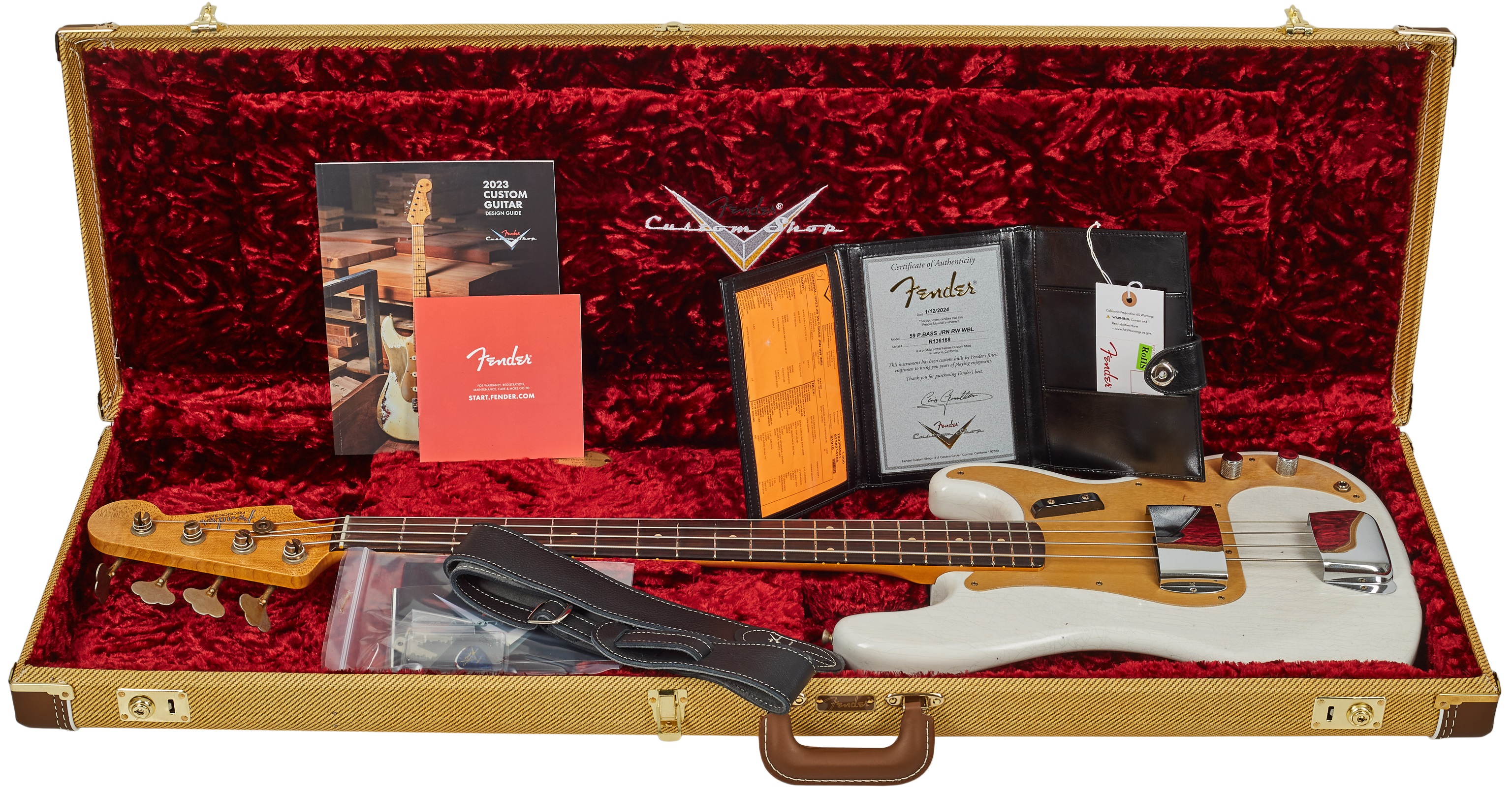 Fender Custom Shop 59 Precision Bass JRN Relic Ash WBL (obrázek 6)