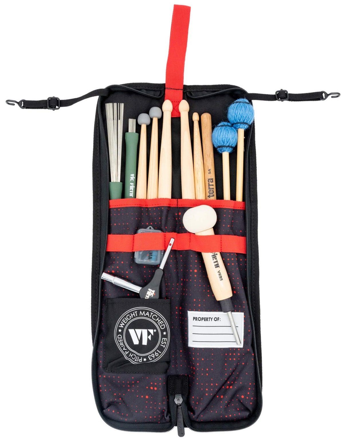 Vic Firth Essential Stick Bag Red Dot (obrázek 4)