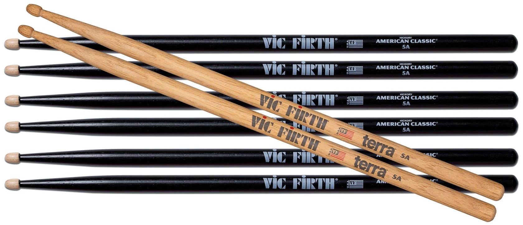 Levně Vic Firth 5AB + 5A Terra Bundle