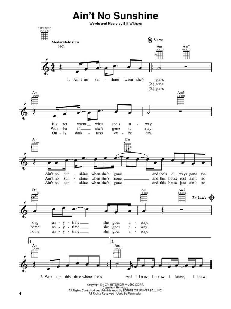 MS Next First 50 Songs You Should Play On Ukulele (obrázek 5)