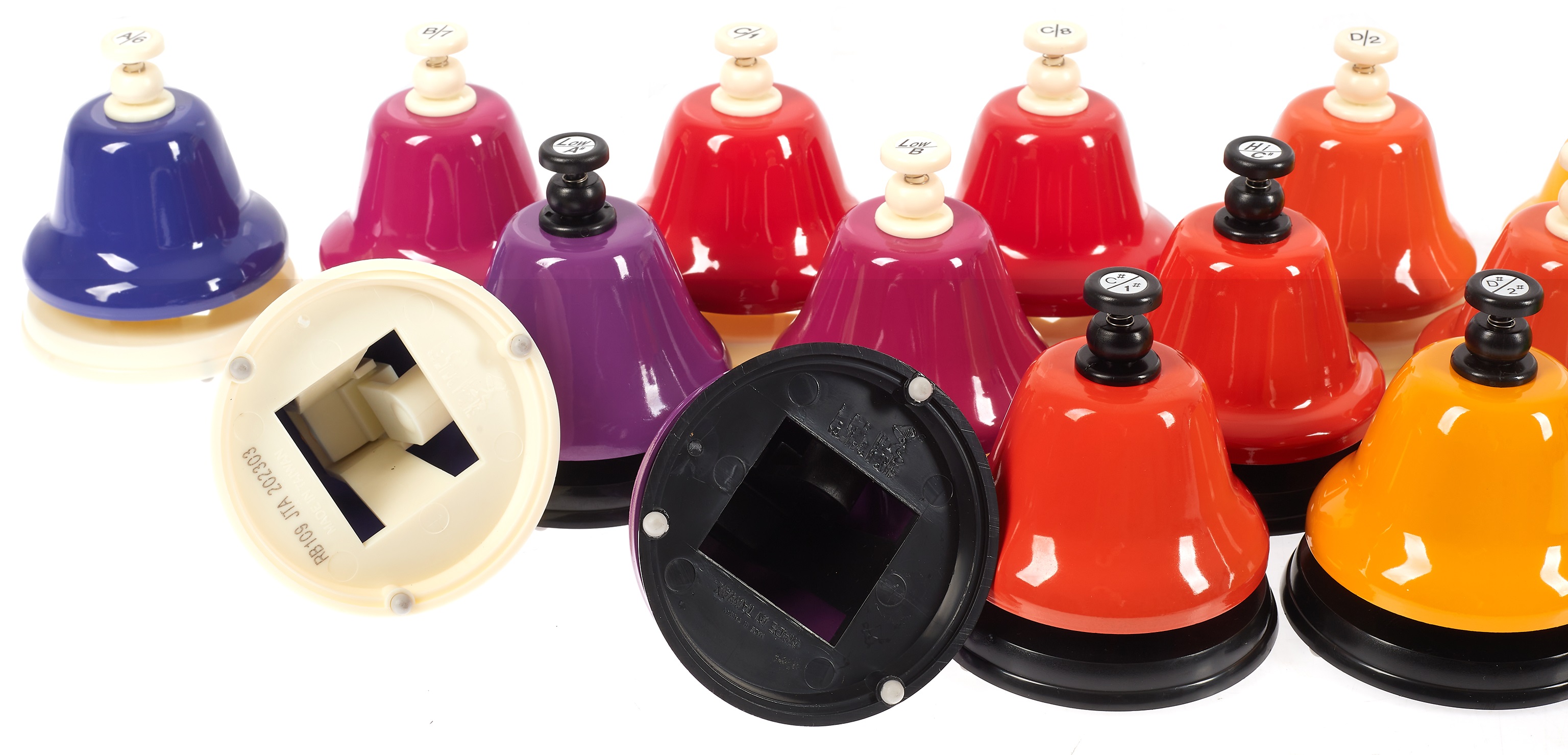 Boomwhackers Chroma-notes Full 20-Note Desk Bell Set CNDB-20 (obrázek 4)