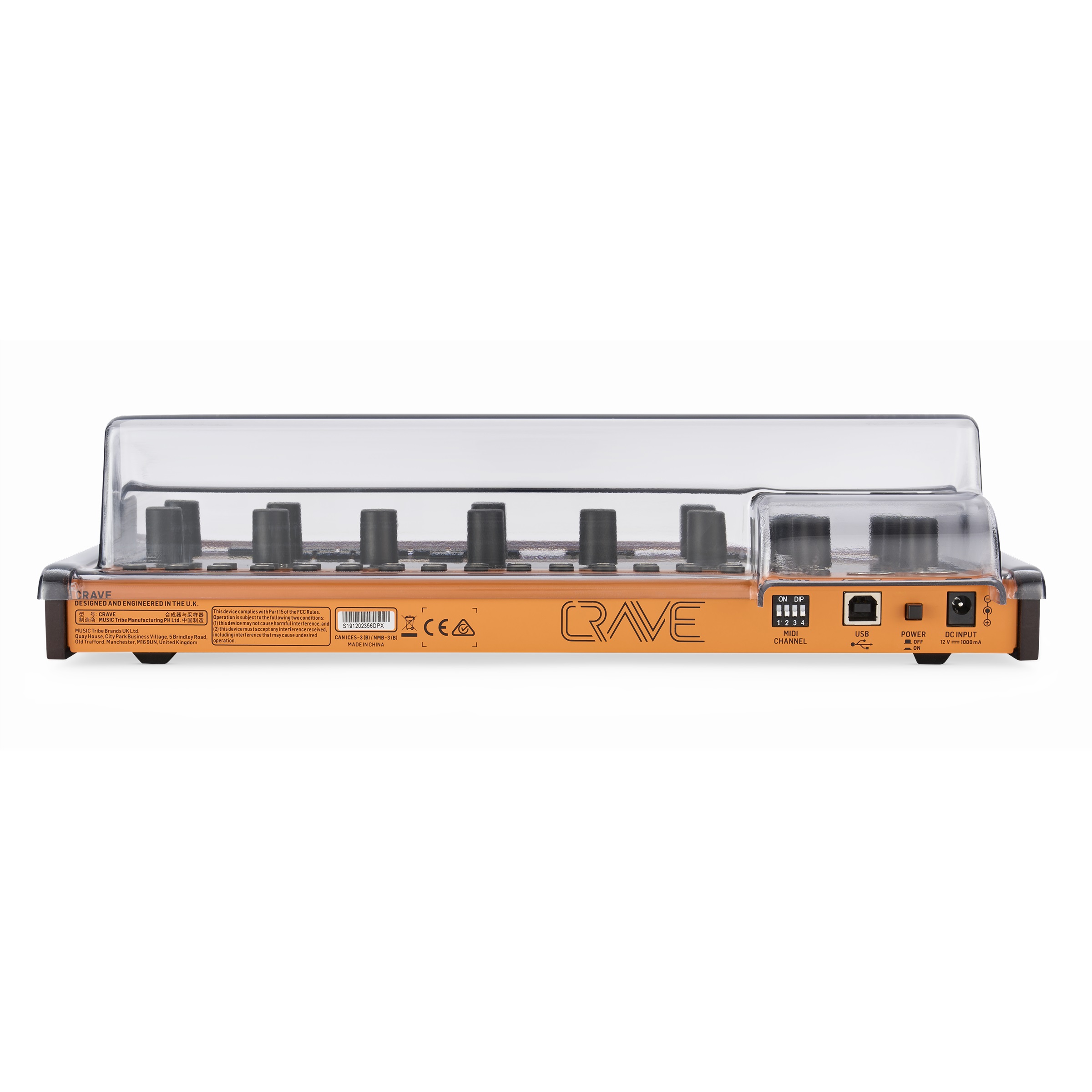 Decksaver BEHRINGER CRAVE & EDGE COVER (FITS: CRAVE & EDGE) (obrázek 3)