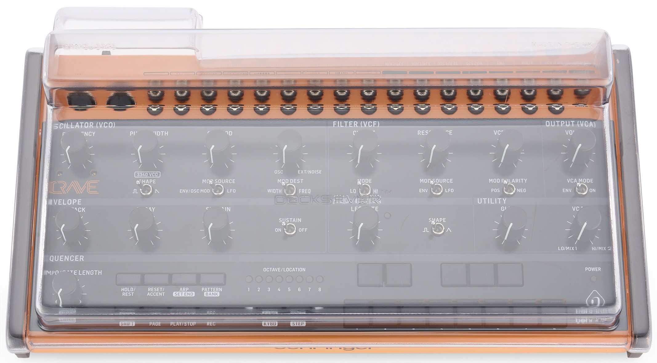 Levně Decksaver BEHRINGER CRAVE & EDGE COVER (FITS: CRAVE & EDGE)