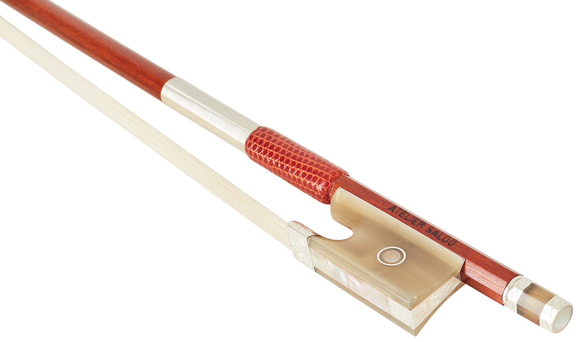 Ateliér Saldo Violin Bow Pernabuco Silver 4/4 (obrázek 3)