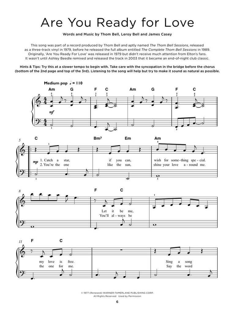 MS Really Easy Piano: 40 Elton John Songs (obrázek 4)