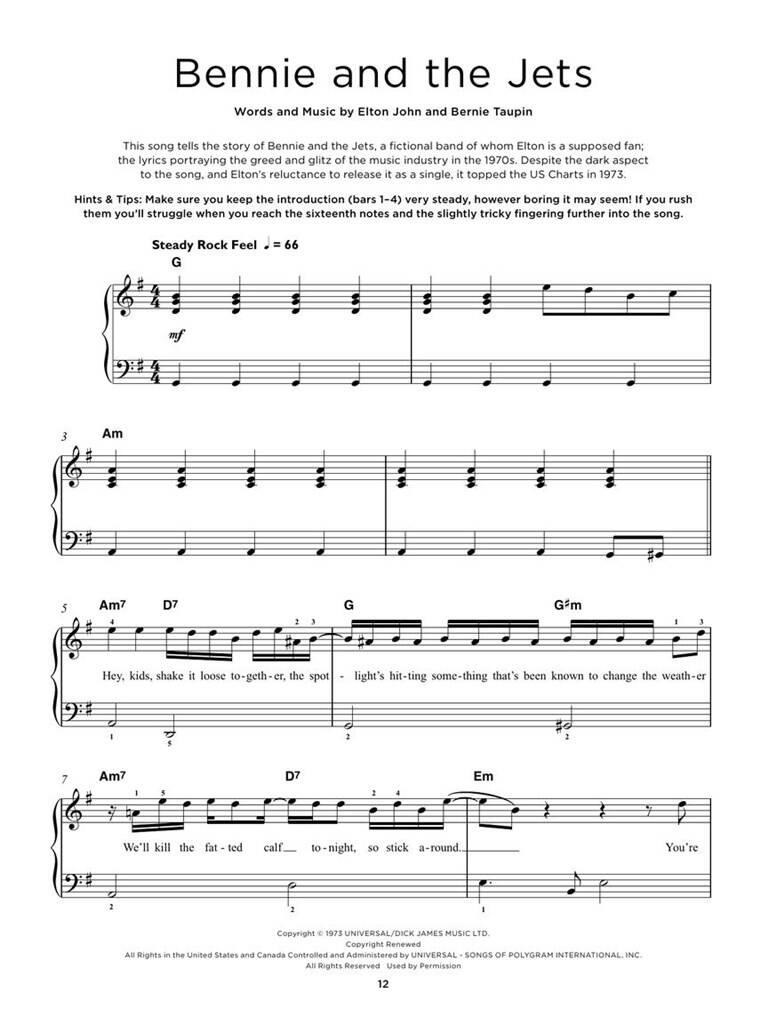 MS Really Easy Piano: 40 Elton John Songs (obrázek 6)