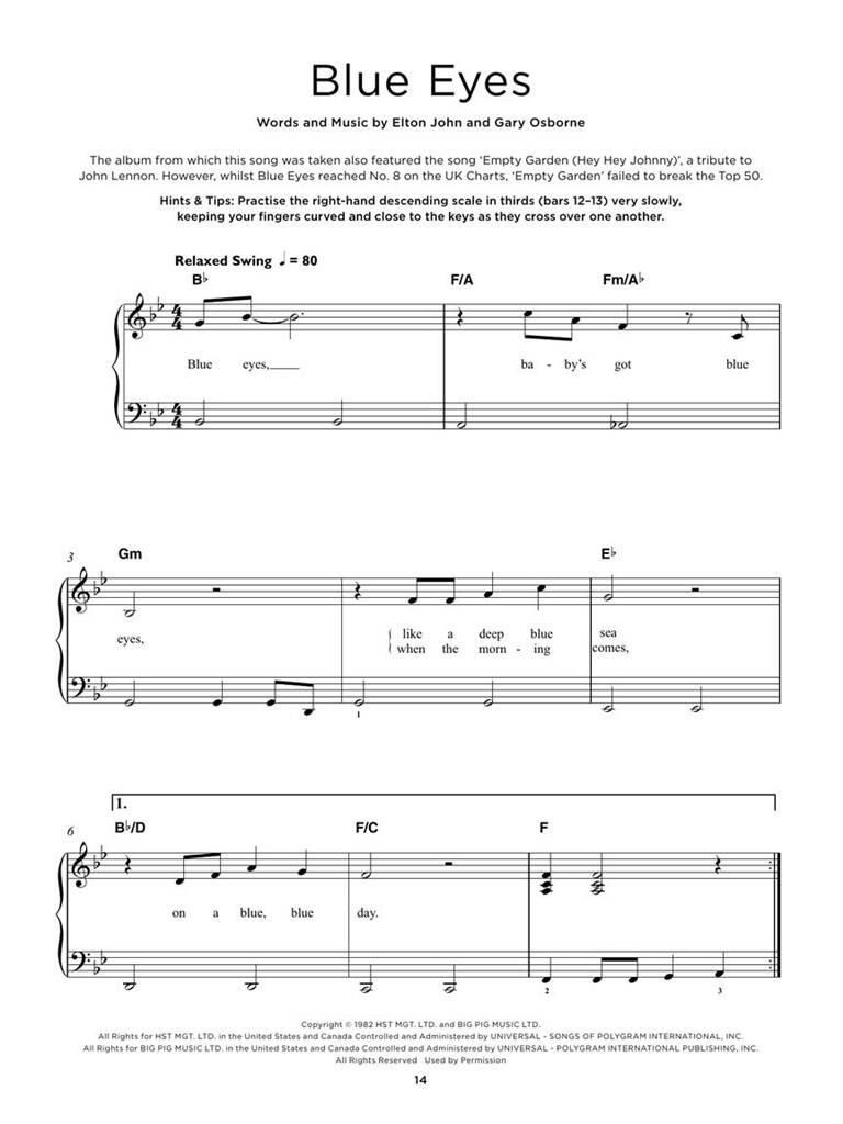 MS Really Easy Piano: 40 Elton John Songs (obrázek 7)