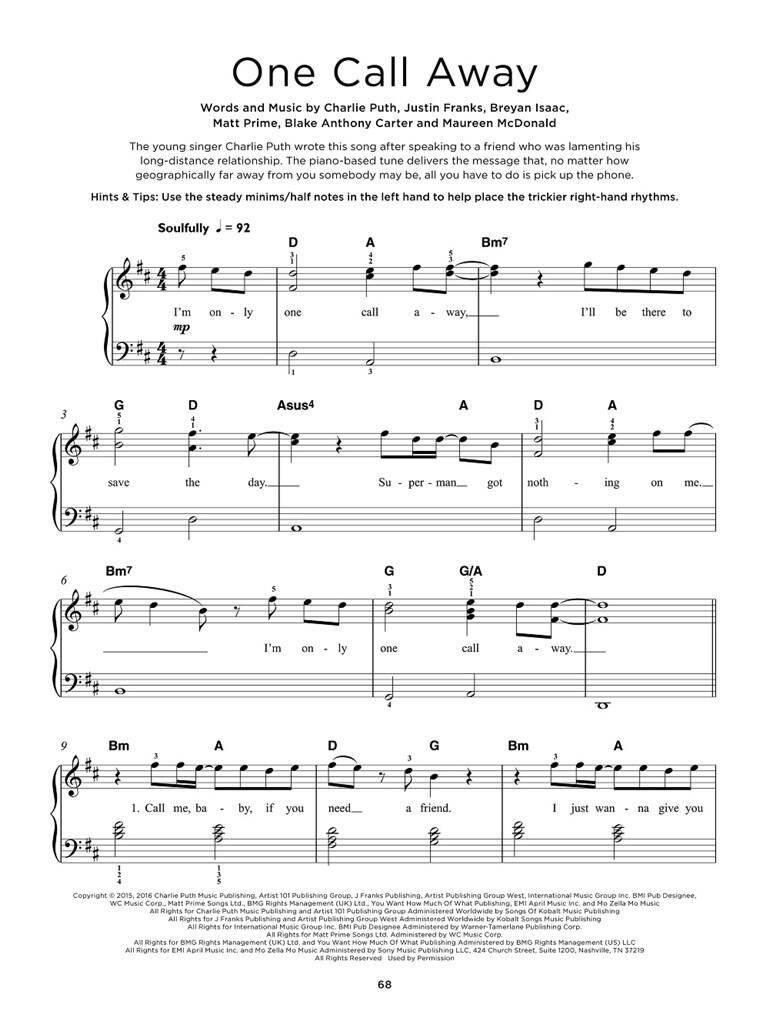 MS Really Easy Piano: 40 Pop Songs For Kids (obrázek 3)