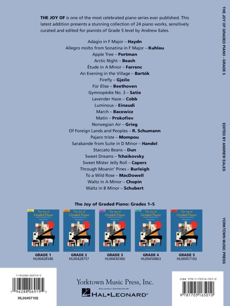 MS The Joy Of Graded Piano - Grade 5 (obrázek 3)