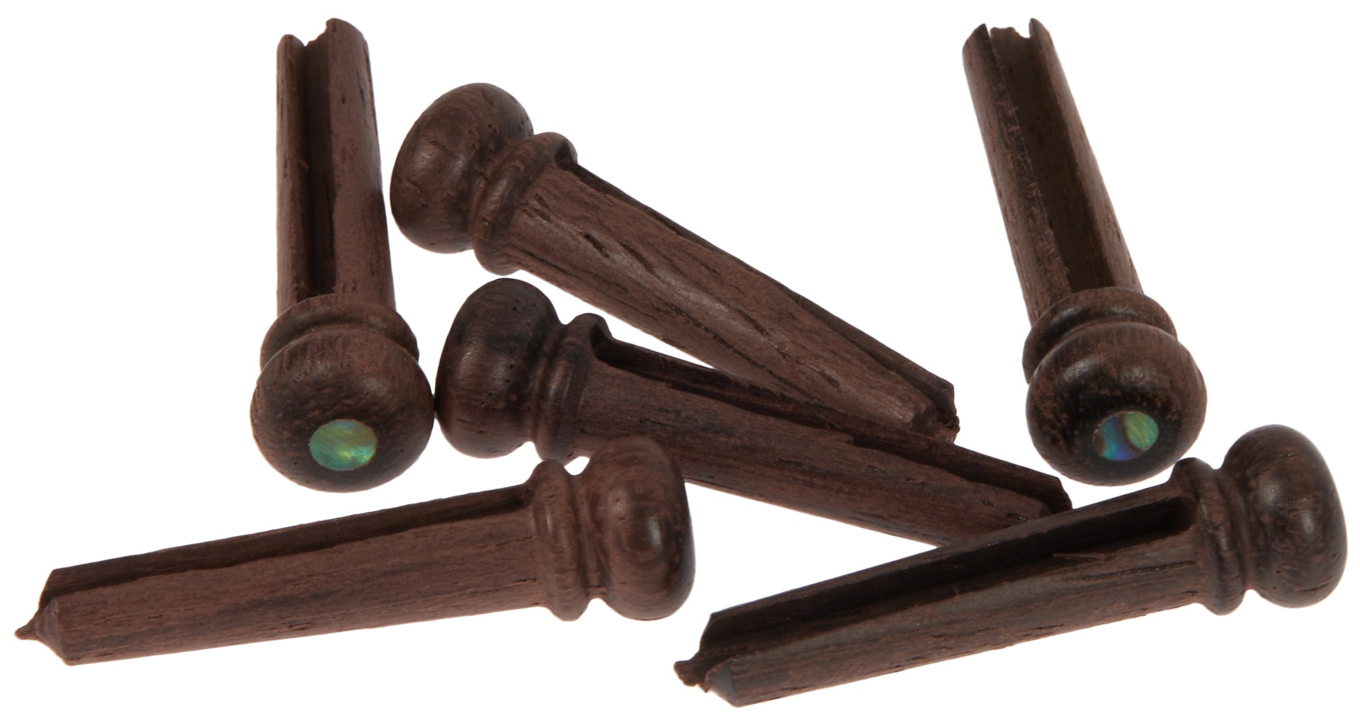 Razzor Bridge Pins Ebony & Abalone (obrázek 3)