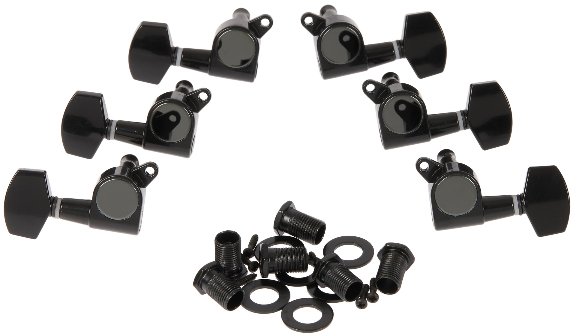 Razzor Guitar Tuners 3+3 Black (obrázek 4)