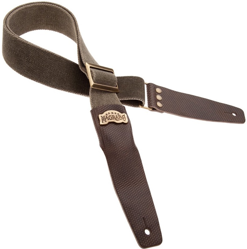 Magrabò Stripe SC Cotton Washed Olive Green / Twinkle Grey 5 cm (obrázek 3)