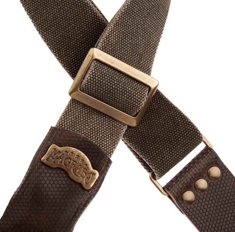 Magrabò Stripe SC Cotton Washed Olive Green / Twinkle Grey 5 cm (obrázek 6)