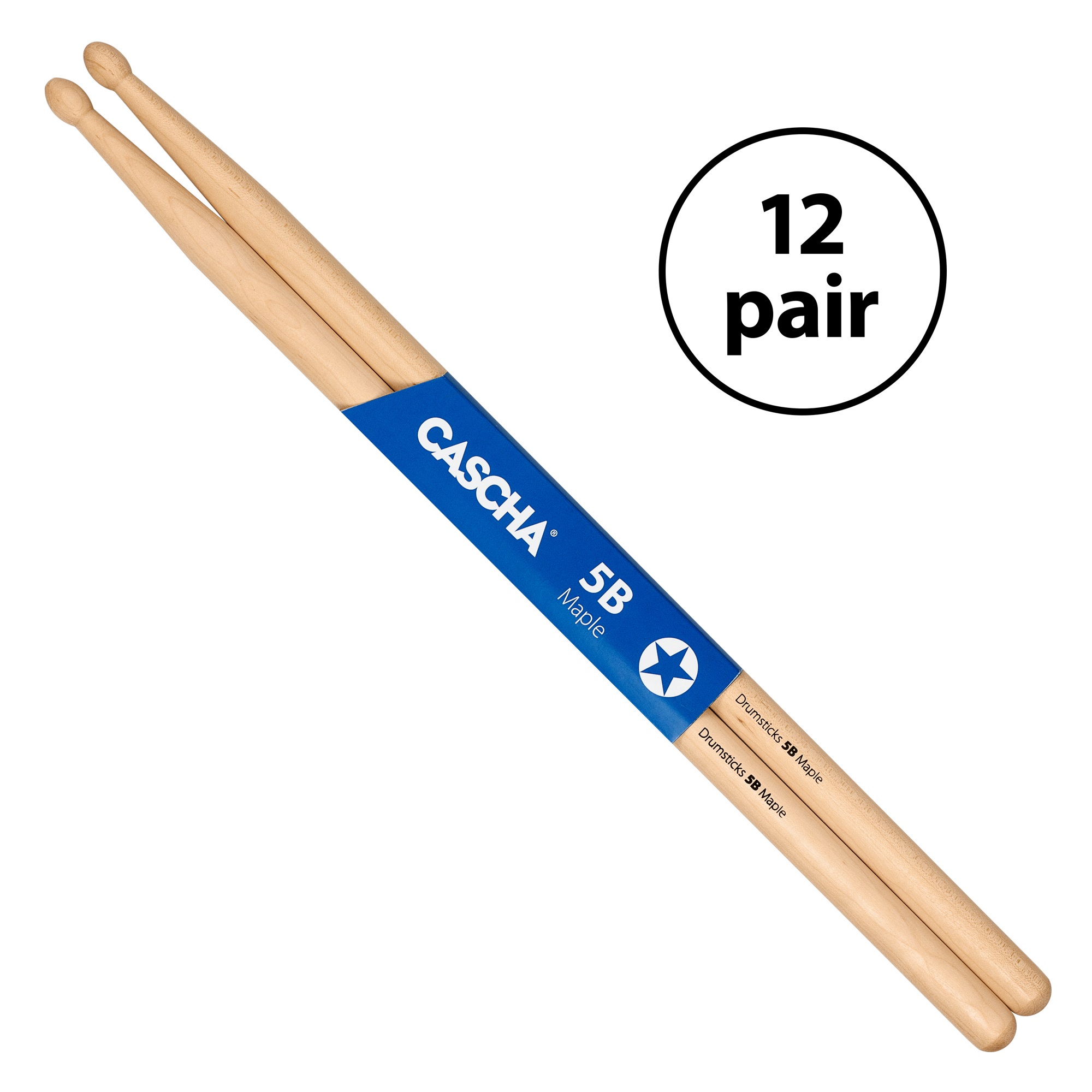 Levně Cascha Drumsticks Pack 5B Maple
