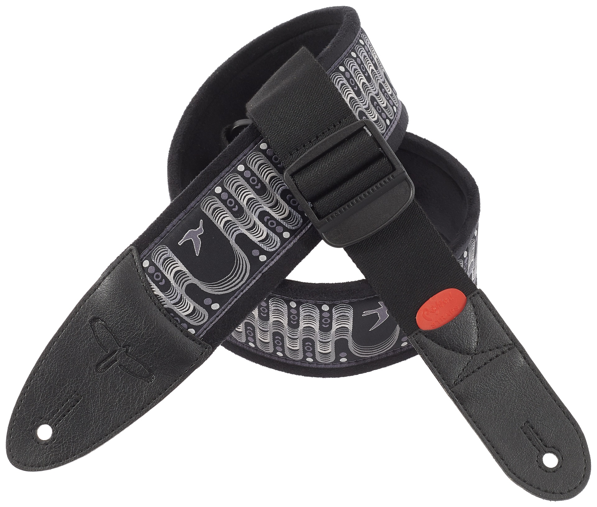 PRS 2.4" Padded Guitar Strap w/FLASH, Custom Jacquard Birds Wavelength (obrázek 3)
