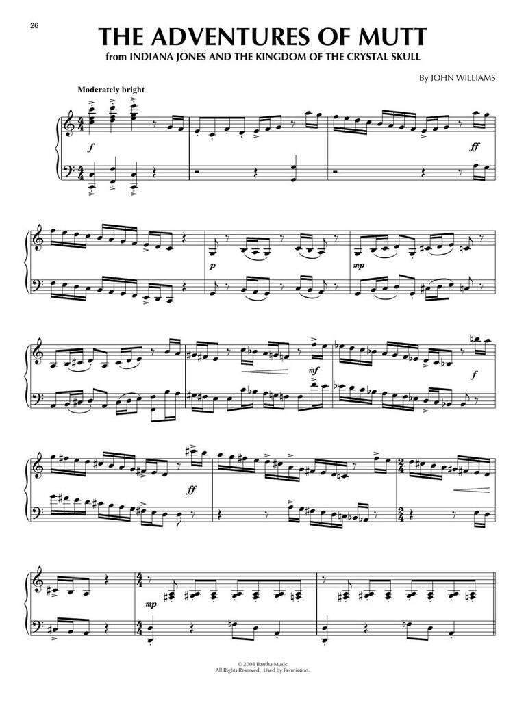 MS Indiana Jones Piano Solo Collection (obrázek 7)