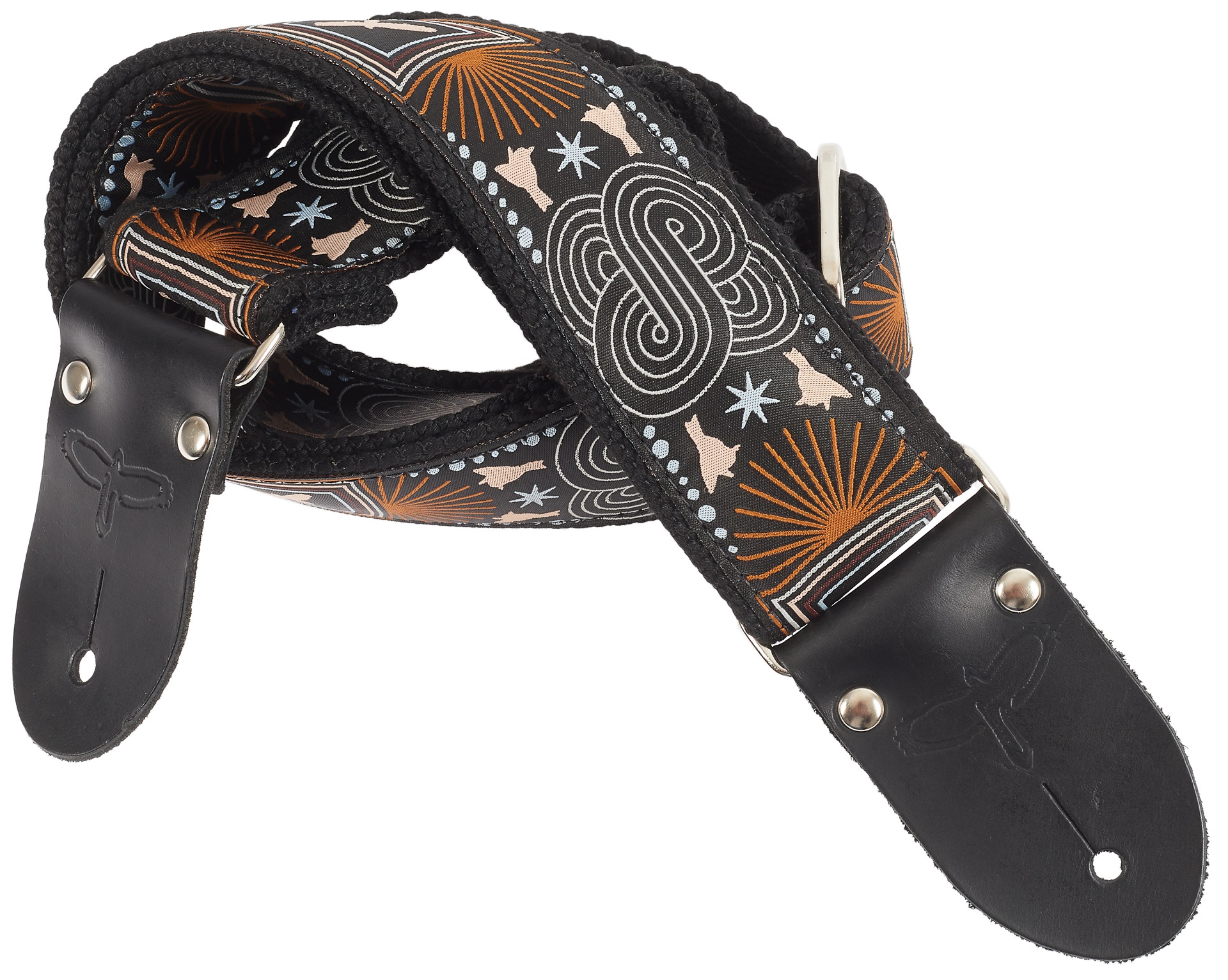 PRS 2” Deluxe Retro Strap, Beige Birds, Custom Jacquard (obrázek 3)