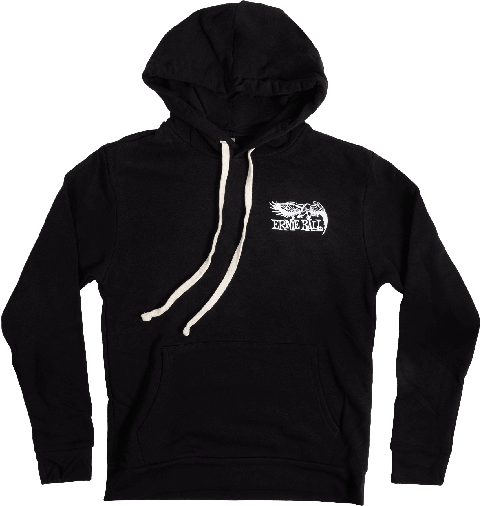 Levně Ernie Ball EB Eagle Fleece Hoodie Black - MD