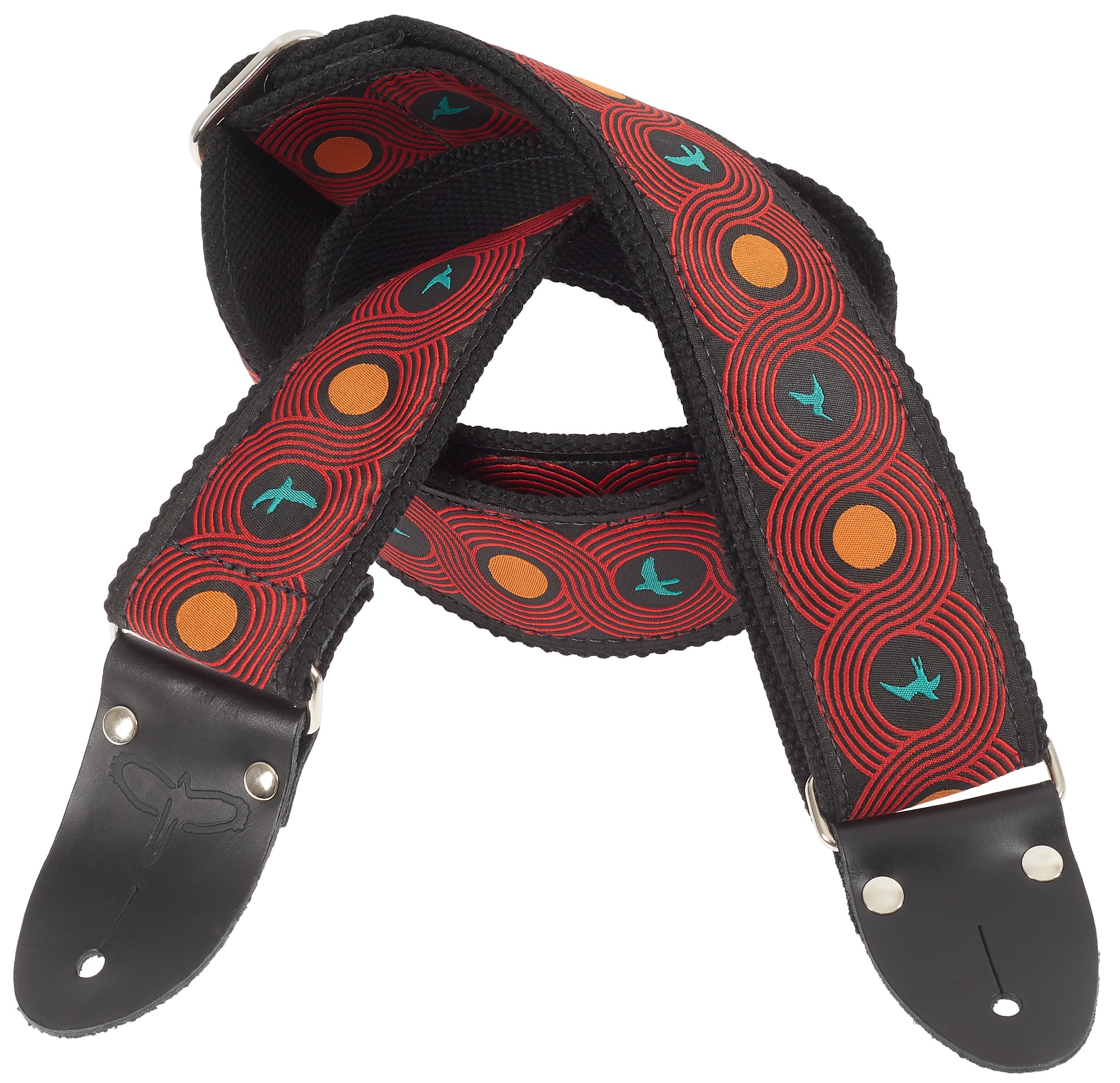 PRS 2” Deluxe Retro Strap, Blue Birds, Custom Jacquard (obrázek 3)