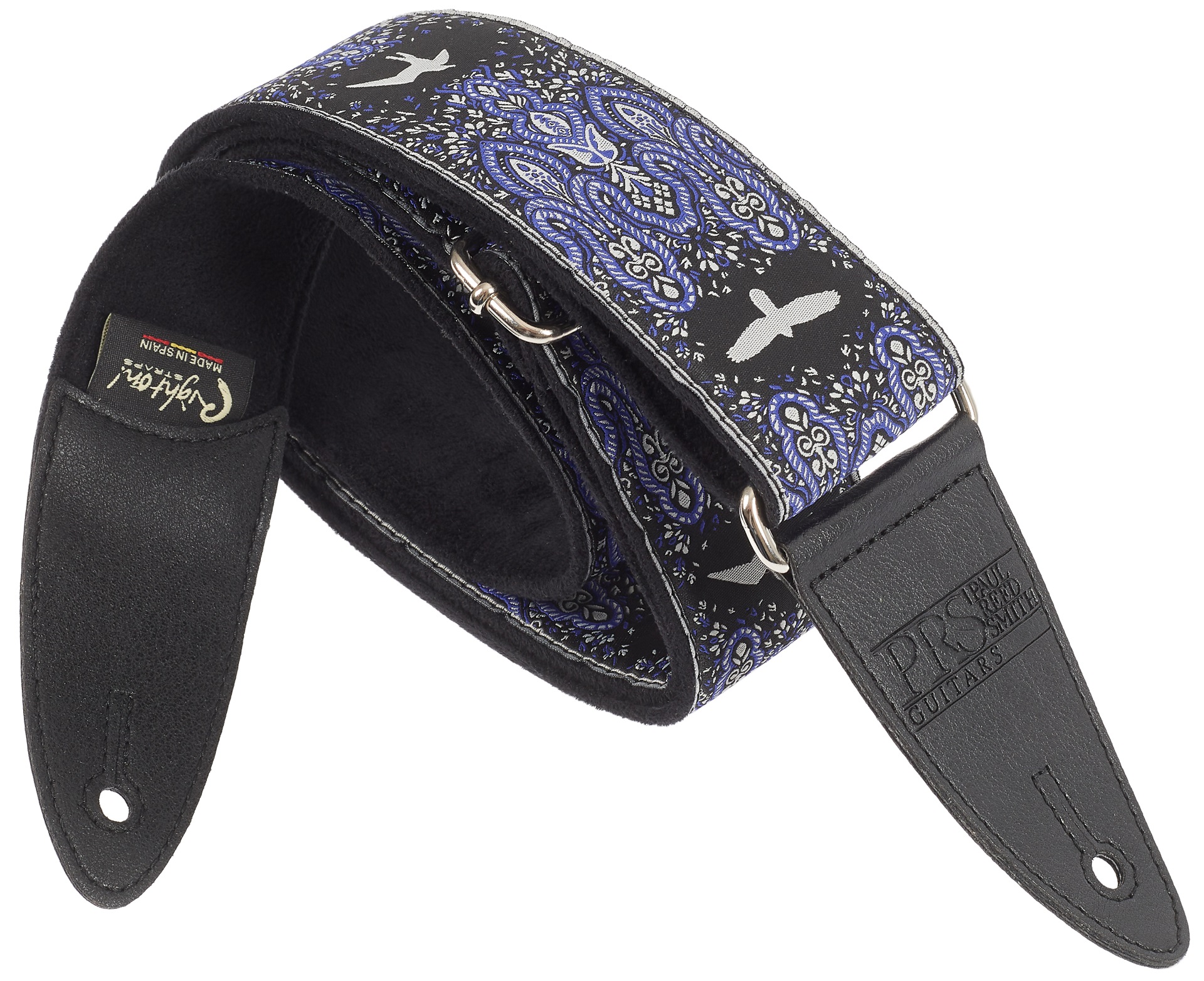 Levně PRS 2" Guitar Strap, Custom Jacquard Birds Fleur, Violet