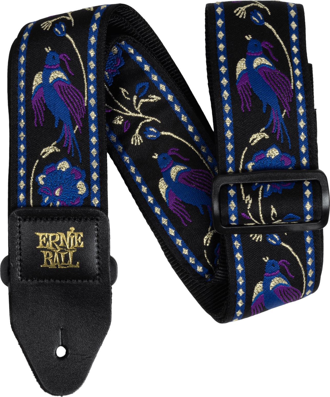 Levně Ernie Ball Classic Jacquard Guitar/Bass Strap - Purple Pleasant Pheasa