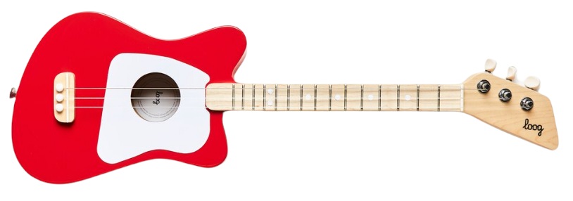 Levně Loog Mini Acoustic Red