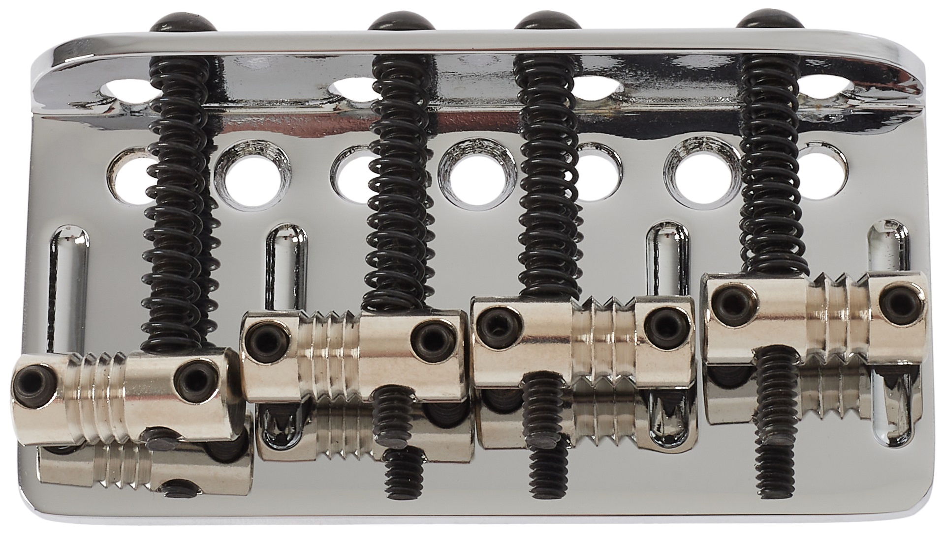 Levně Fender American Deluxe 4-String Bass Bridge Assembly ('04-'10), Chrome
