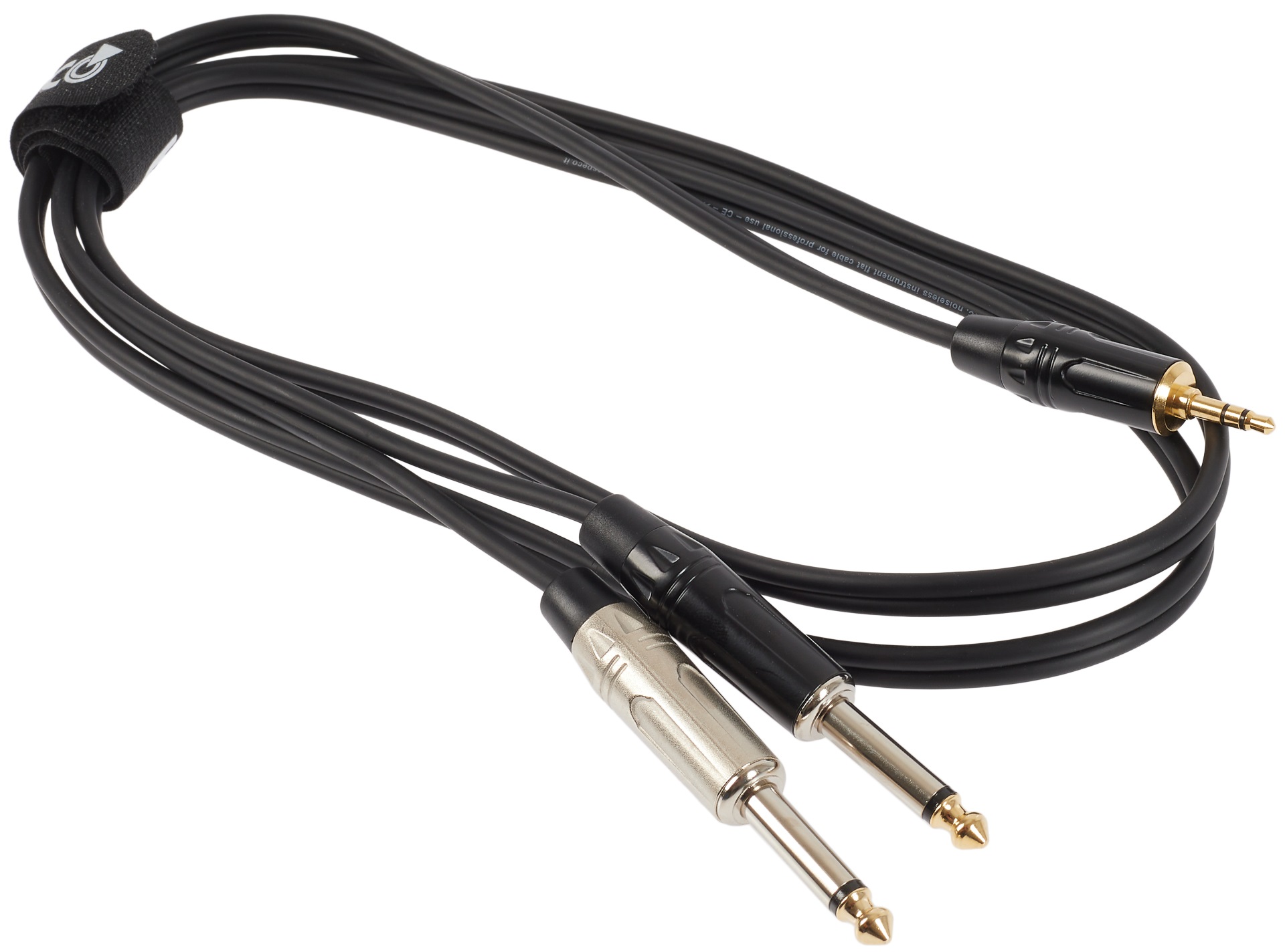 Bespeco ROCKIT Interlink Cable Jack 3,5 TRS - 2x Jack Mono 1,5 m (obrázek 3)