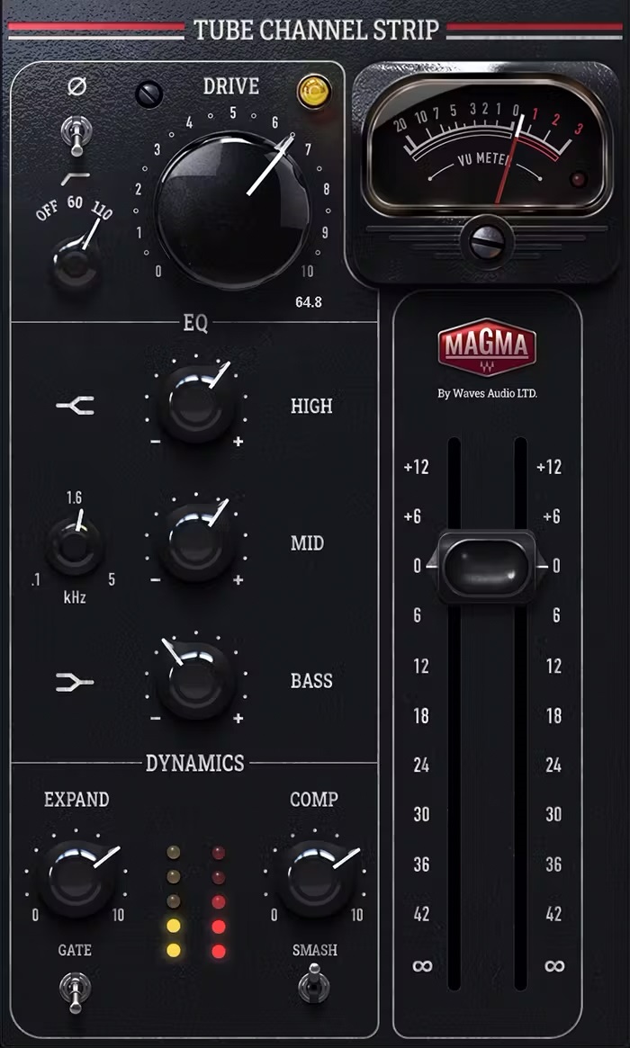 WAVES Magma Tube Channel Strip