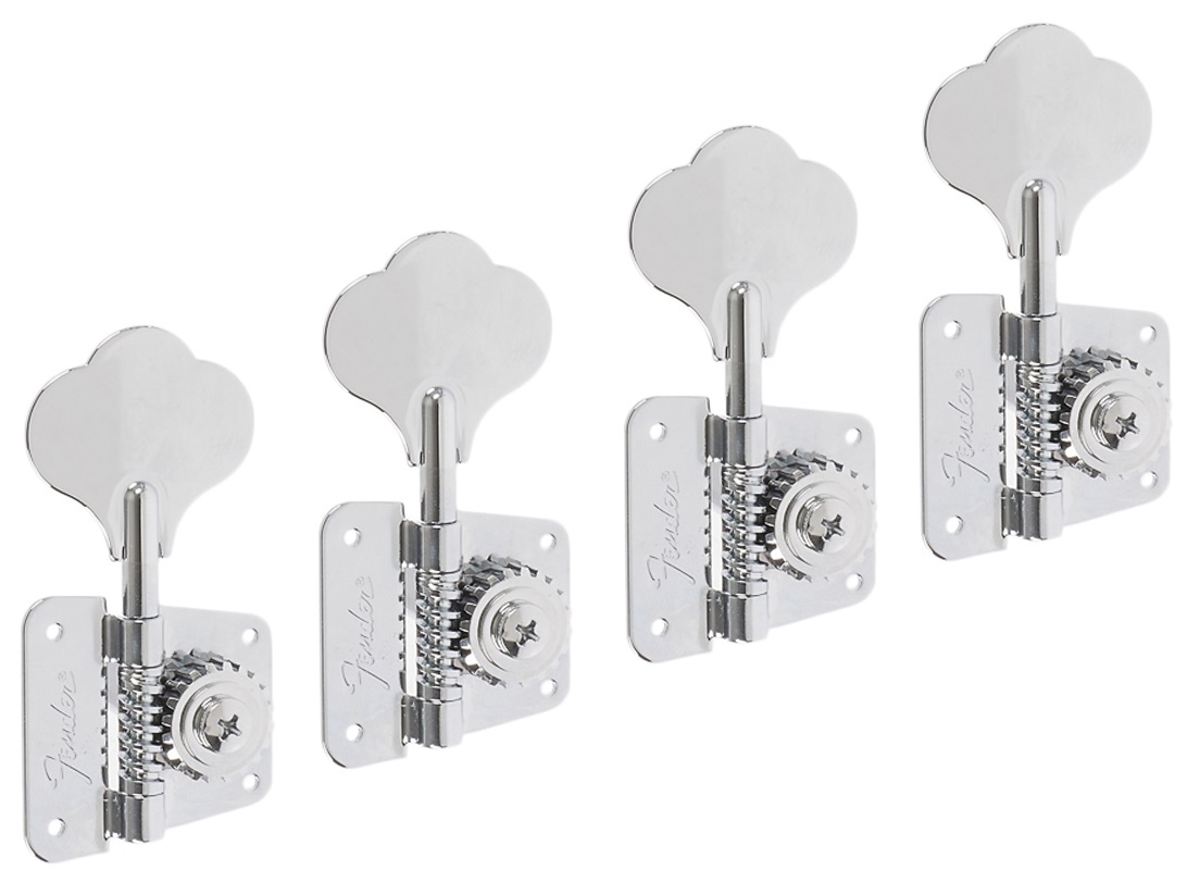 Levně Fender Pure Vintage '70s Bass Tuning Machines, Nickel/Chrome