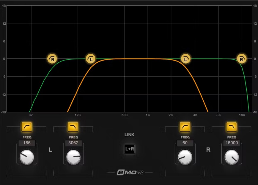 Levně WAVES eMo F2 Filter