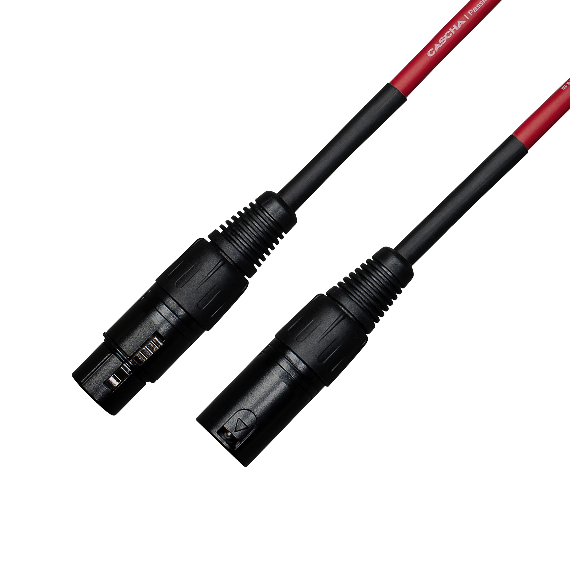 Cascha Standard Line Mic Cable Red 2m (obrázek 3)