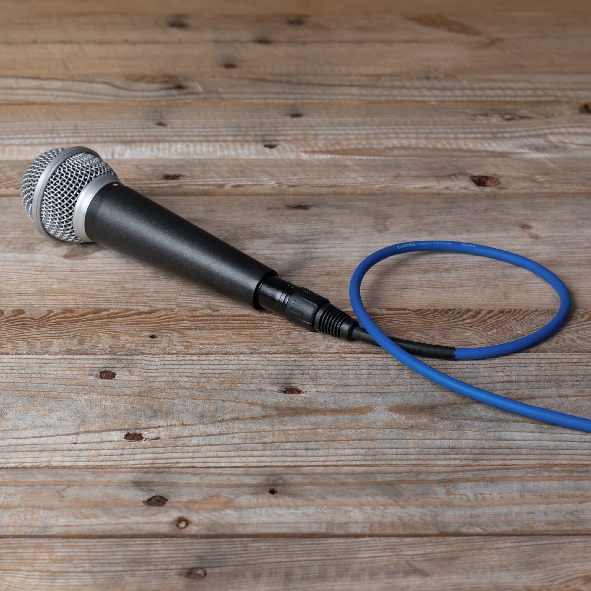 Cascha Standard Line Mic Cable Blue 2m (obrázek 11)