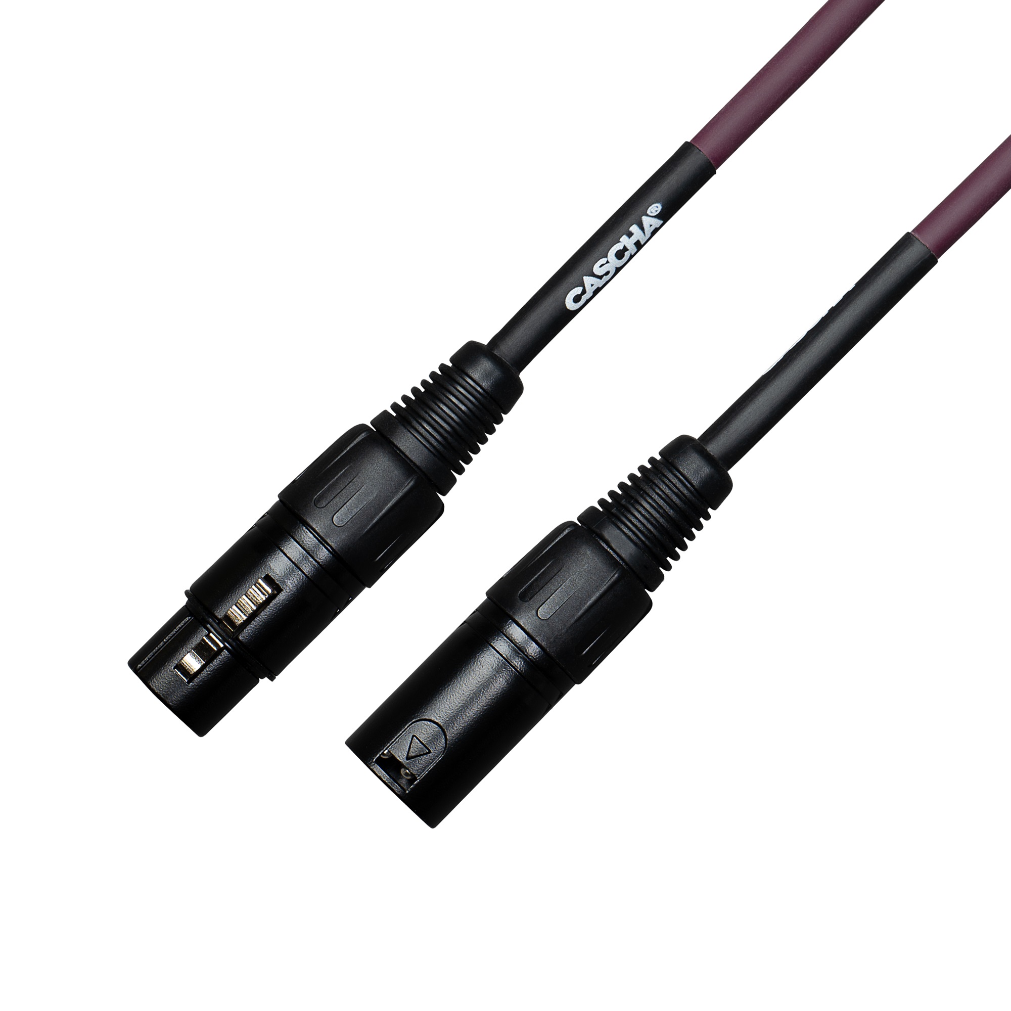 Cascha Standard Line Mic Cable Purple 3m (obrázek 3)