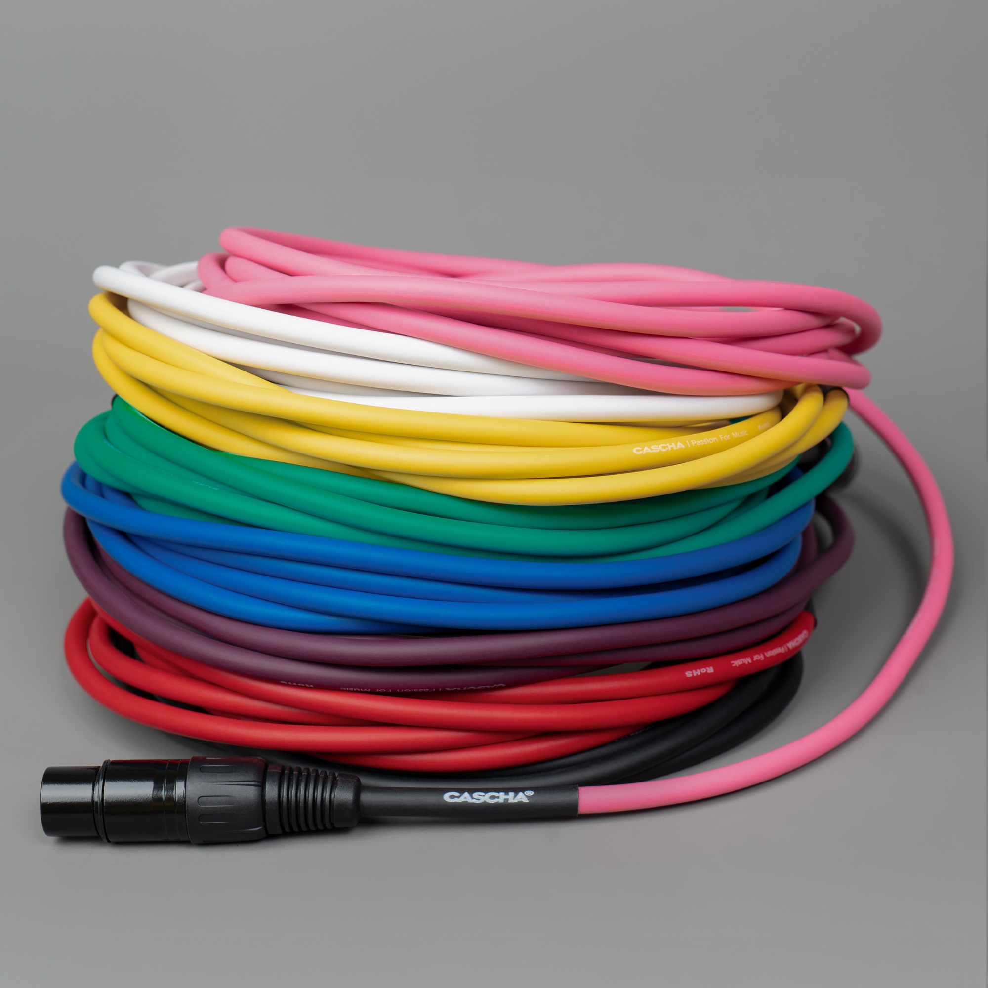 Cascha Standard Line Mic Cable Pink 3m (obrázek 10)