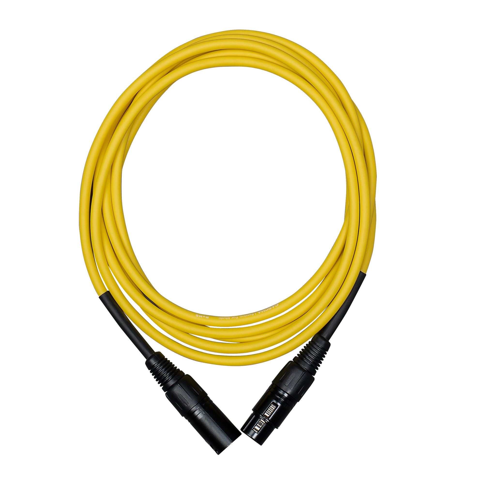 Cascha Standard Line Mic Cable Yellow 2m (obrázek 4)