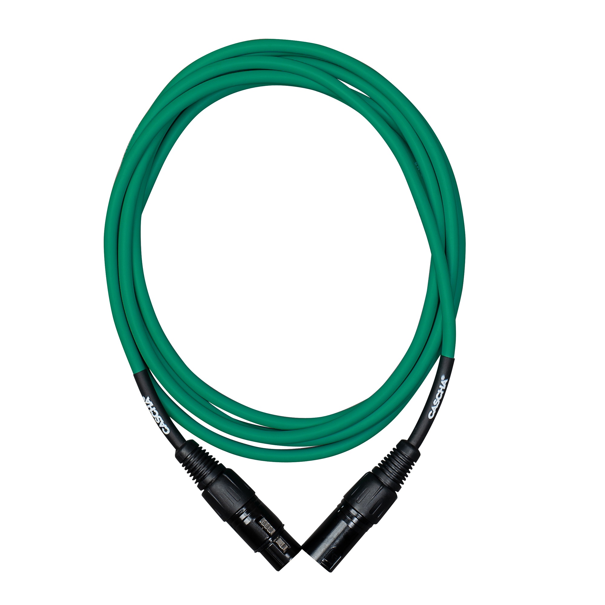 Cascha Standard Line Mic Cable Green 2m (obrázek 4)