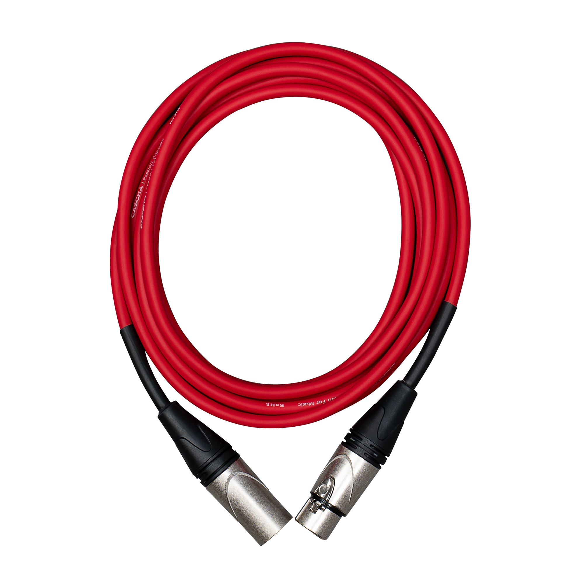 Cascha Advanced Line Mic Cable Red 3m (obrázek 4)