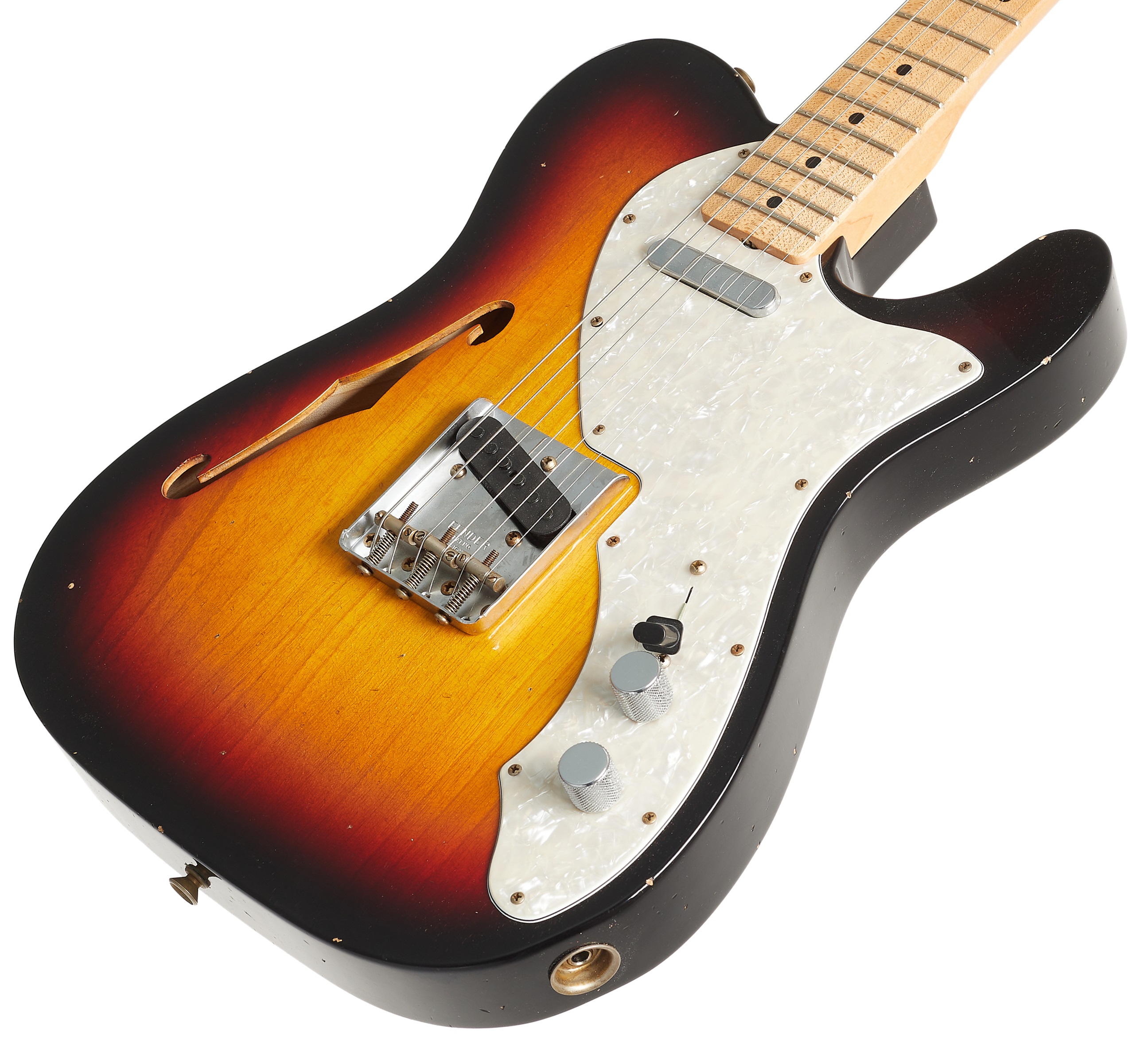 Fender Custom Shop 68 Telecaster Thinline JRN Relic 3TSB (obrázek 3)