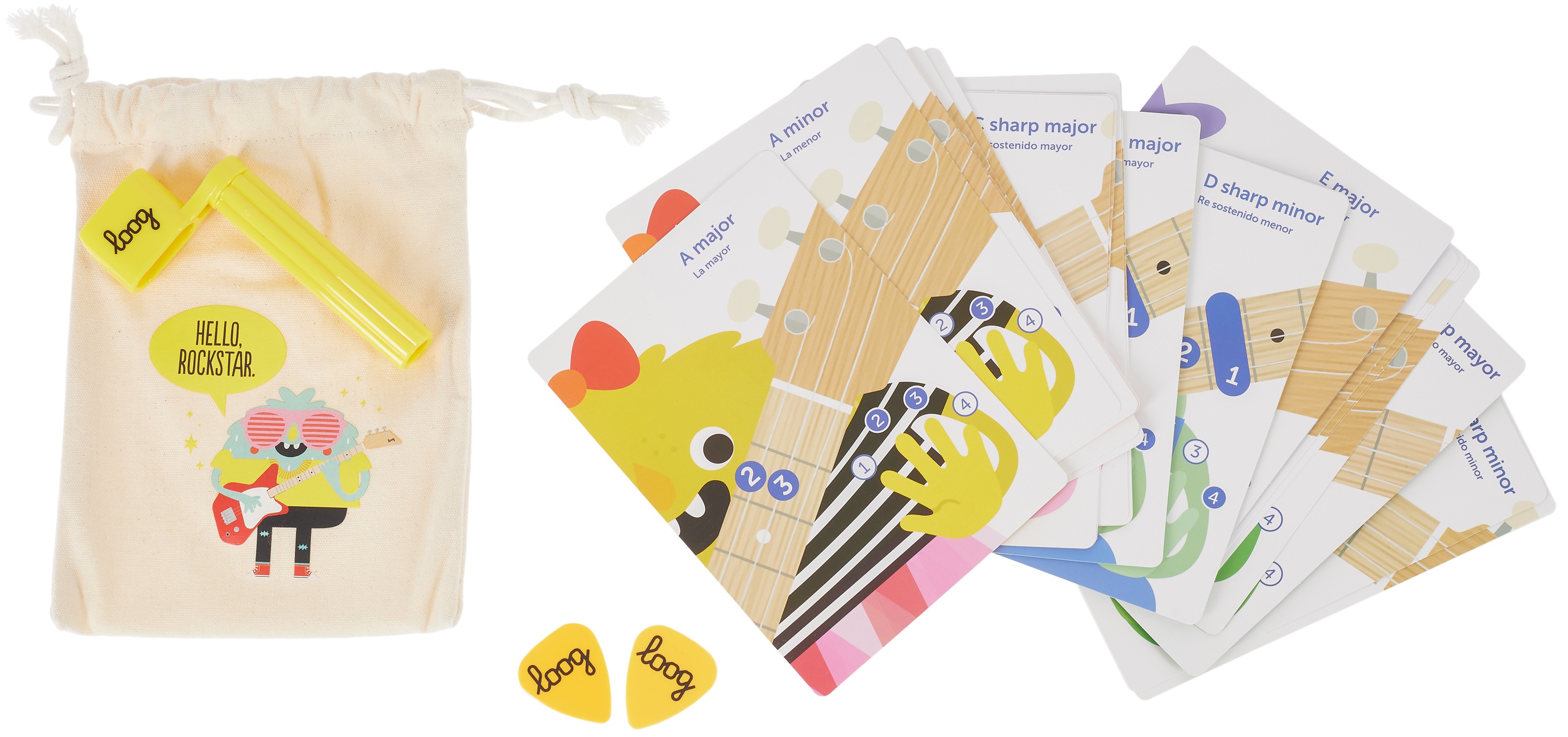 Loog Mini Acoustic Pink (obrázek 6)