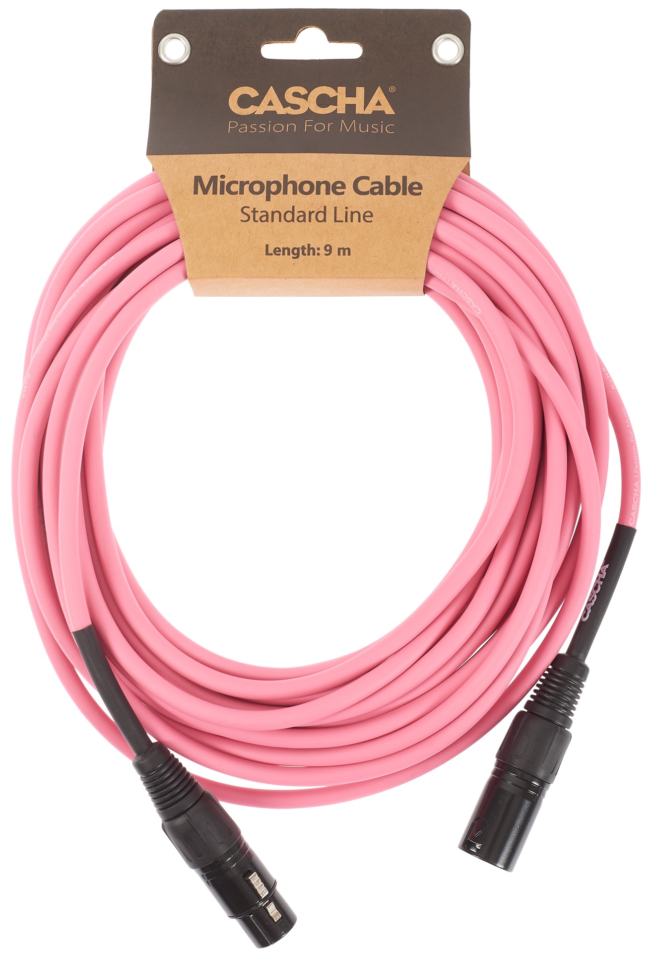 Levně Cascha Standard Line Mic Cable Pink 9m