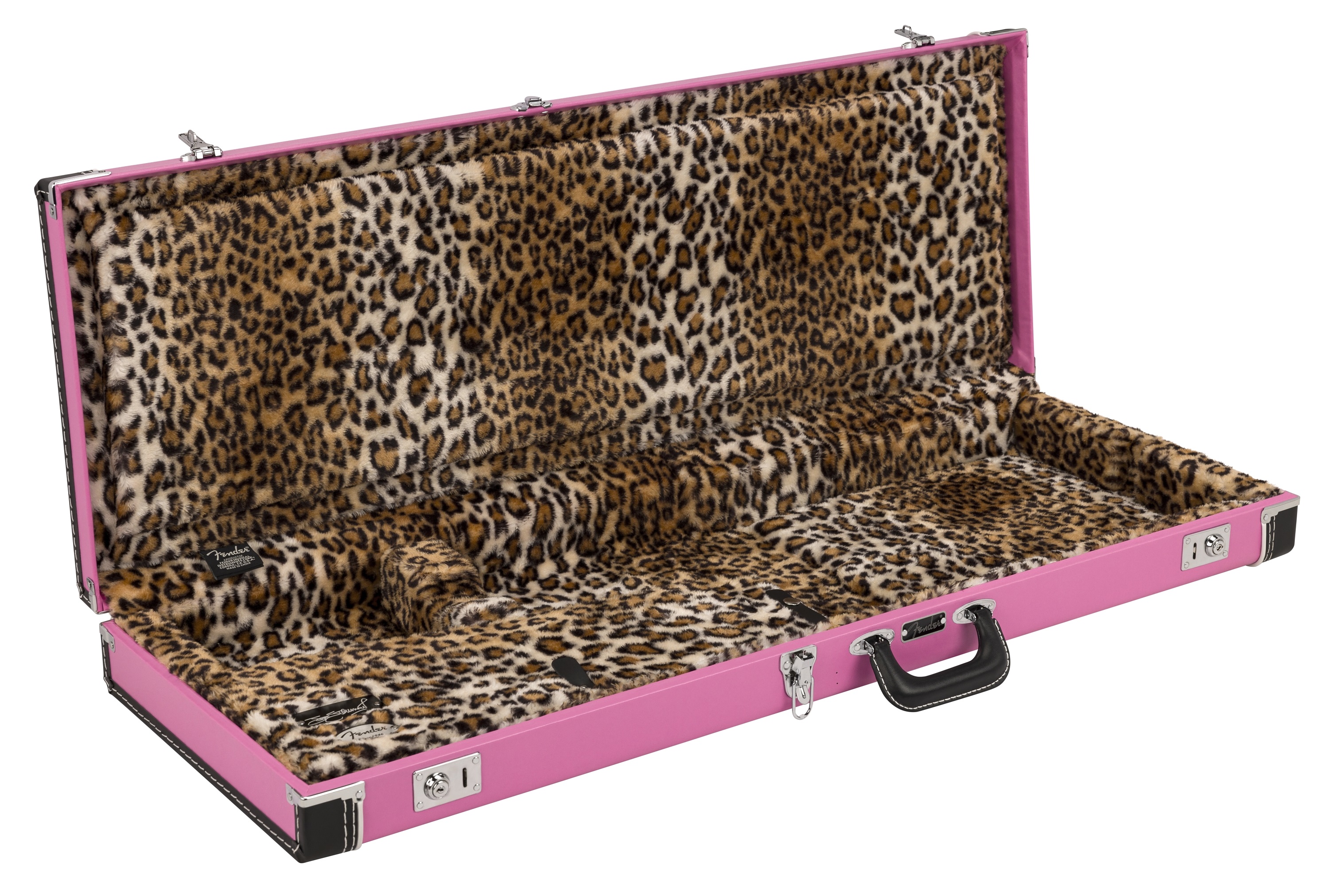 Fender Joe Strummer Pink Leopard Strat/Tele Case (obrázek 2)