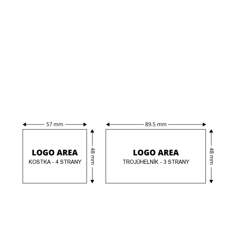 Rycote Single Square Mic Flag White (obrázek 3)