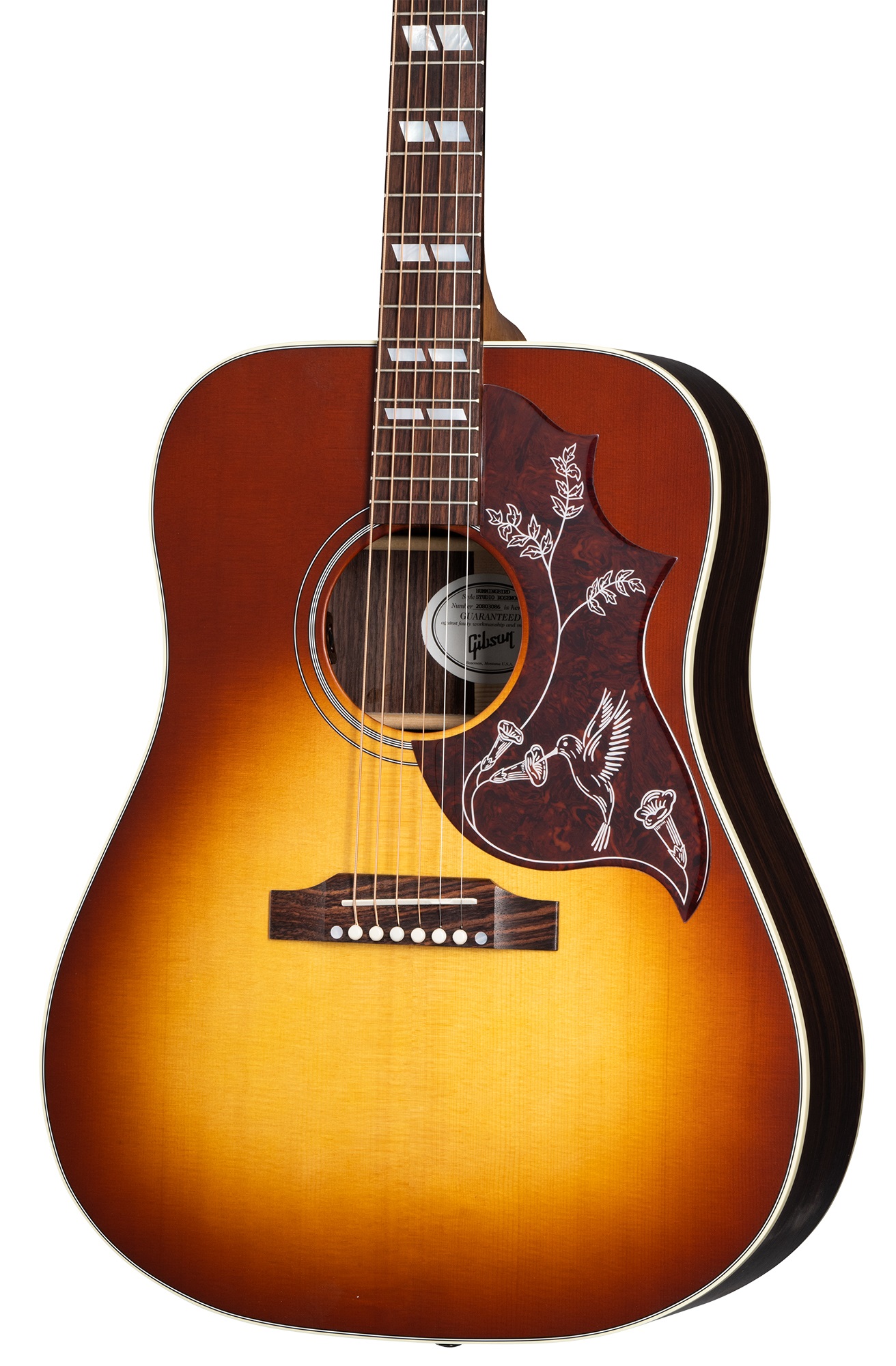 Gibson Hummingbird Studio Rosewood Burst Satin (obrázek 3)