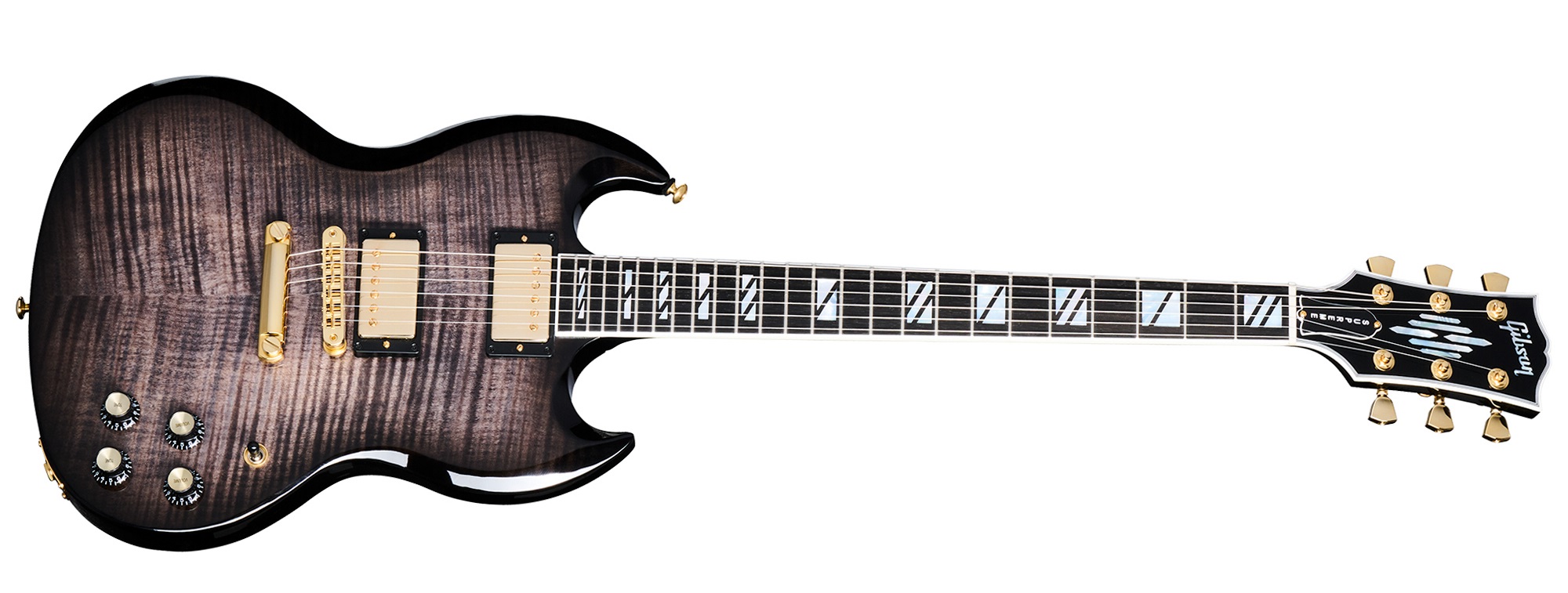 Levně Gibson SG Supreme Translucent Ebony Burst