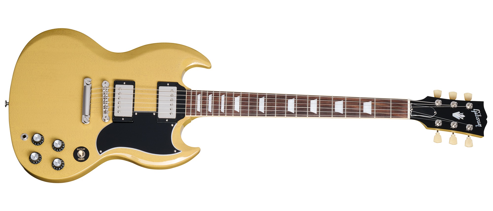 Levně Gibson SG Standard '61 Stop Bar TV Yellow