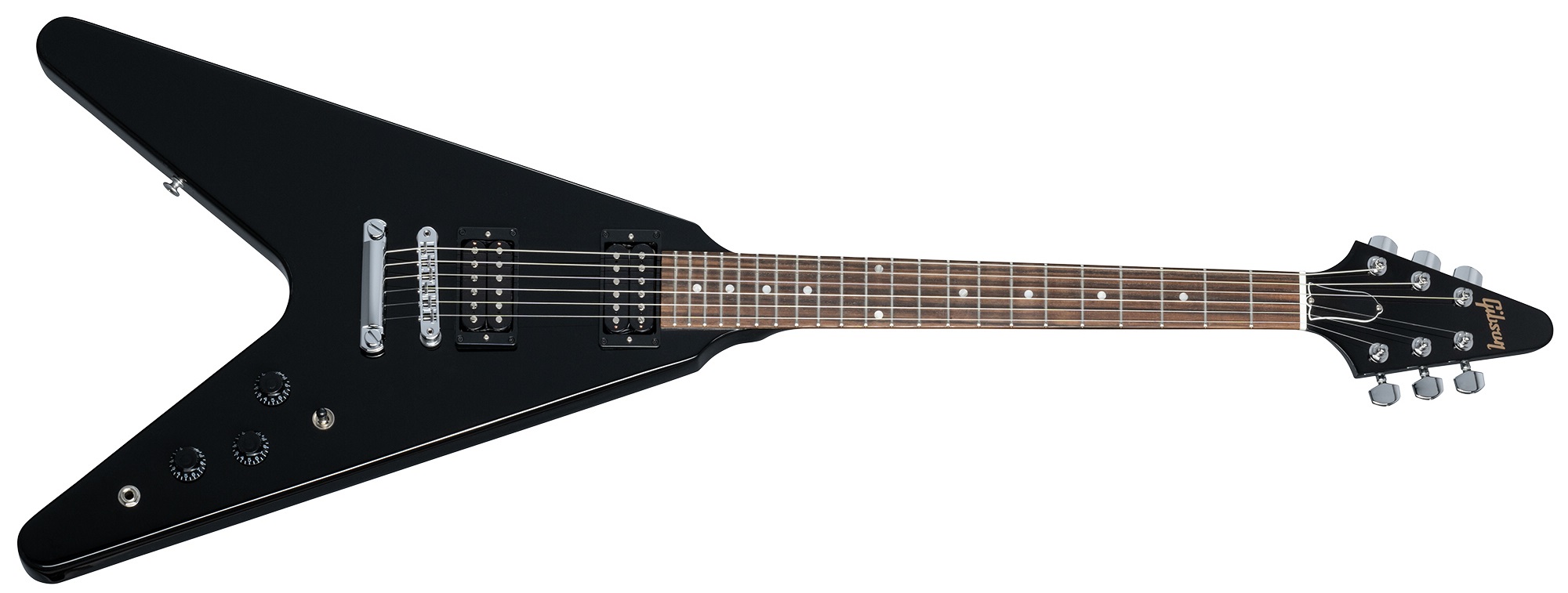 Levně Gibson 80s Flying V Ebony