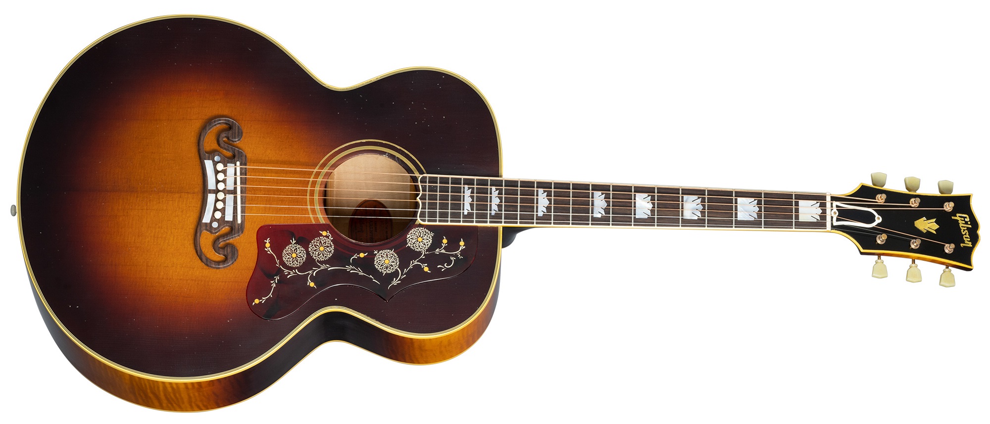 Levně Gibson Custom 1957 SJ-200 Light Aged Vintage Sunburst