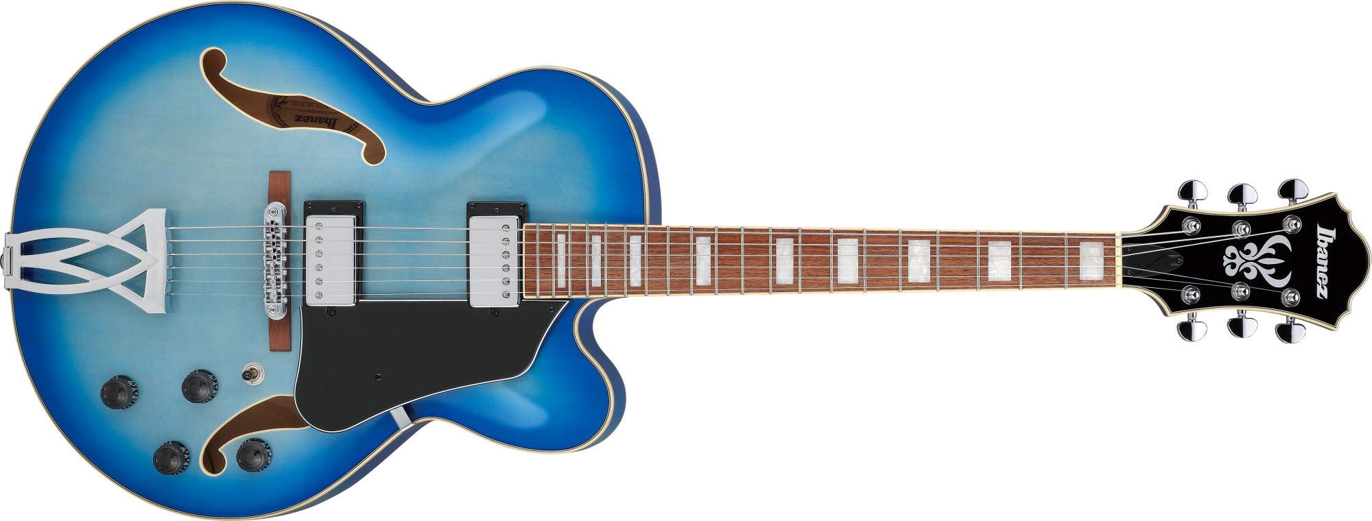 Ibanez AF75B Jet Blue Burst